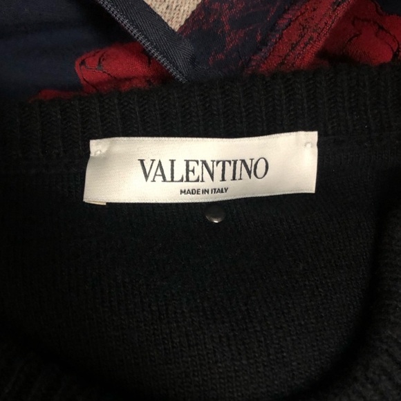 Valentino Sweater Wool Cut Out Knit Pullover Jumper - Picture 11 of 13